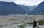 Mirante do glaciar Los Exploradores, no vale de mesmo nome, perto da Carretera Austral, região de Puerto Rio Tranquilo, no sul do Chile